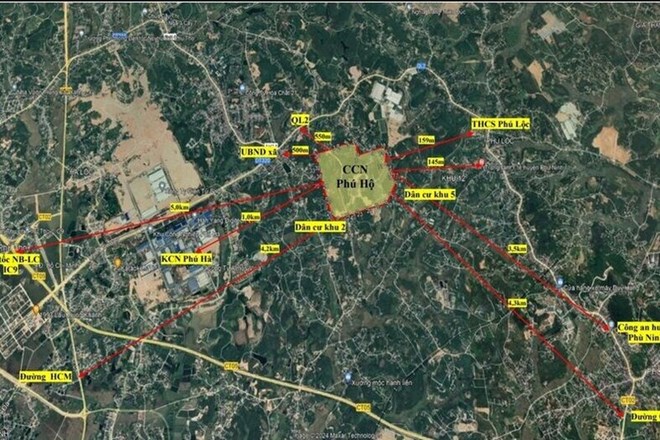 Đầu tư 59 tỉ đồng xây dựng hạ tầng khu tái định cư cụm công nghiệp Phú Hộ