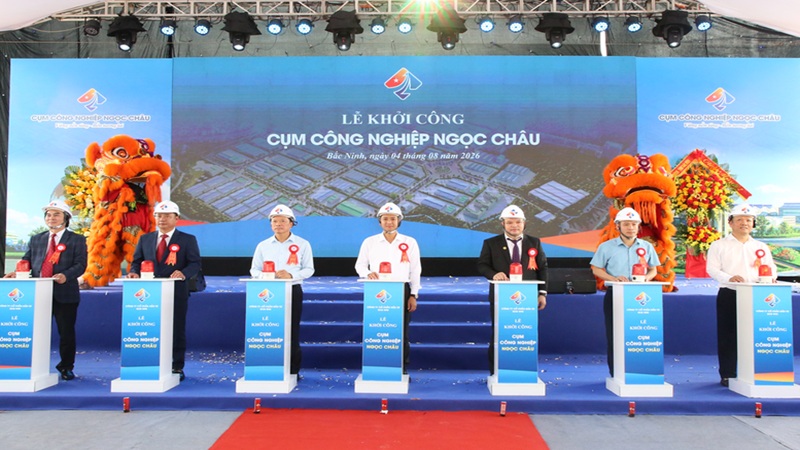 Lễ khởi công CCN Ngọc Châu ngày 04/08/2026